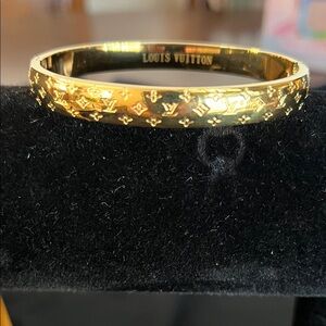 Gold Monogram Bracelet